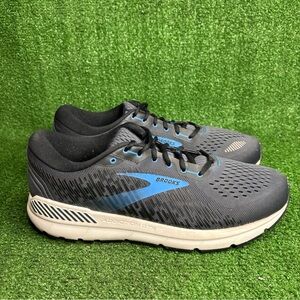 Brooks Addiction GTS 15 Men's Size 12 D Running Shoes Gray Blue